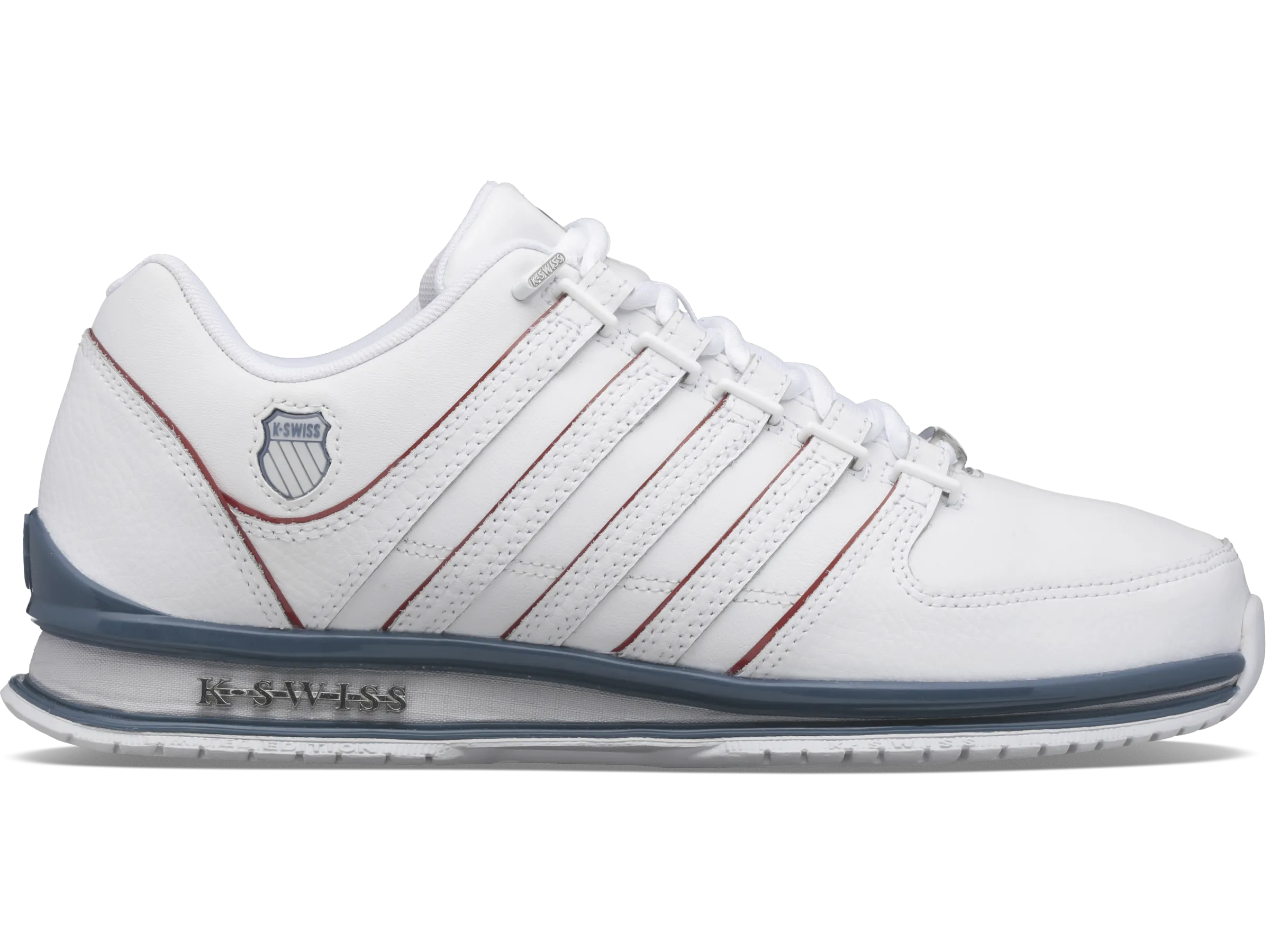 01235-927-M | RINZLER | WHITE/BLUE HORIZON/RED CLAY