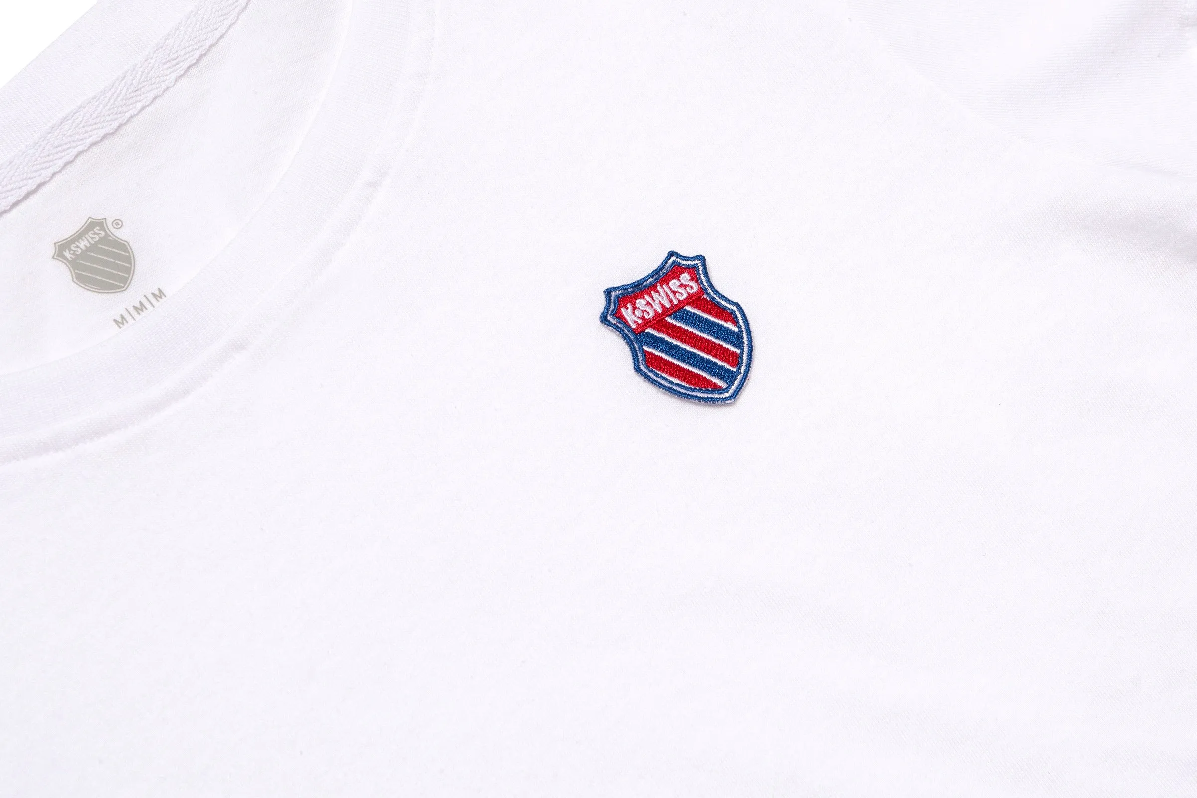192435-194 | WOMENS TIEBREAKER CROPPED TEE | STARK WHITE