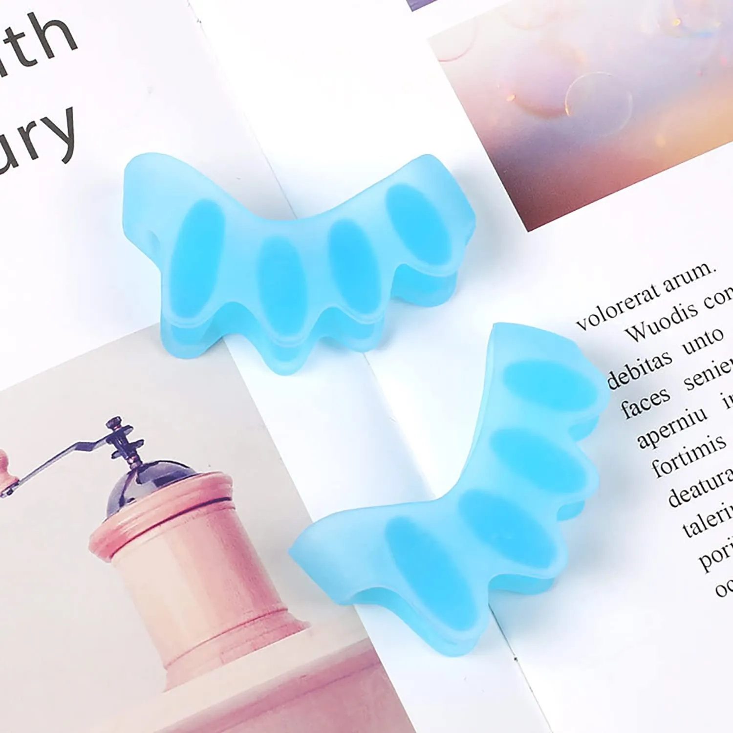 6 Pcs Gel Toe Separators Toe Spacers for Feet, Bunion Corrector for Women & Men, Hammer Toe Straightener, for Overlapping Toes, Claw Toes
