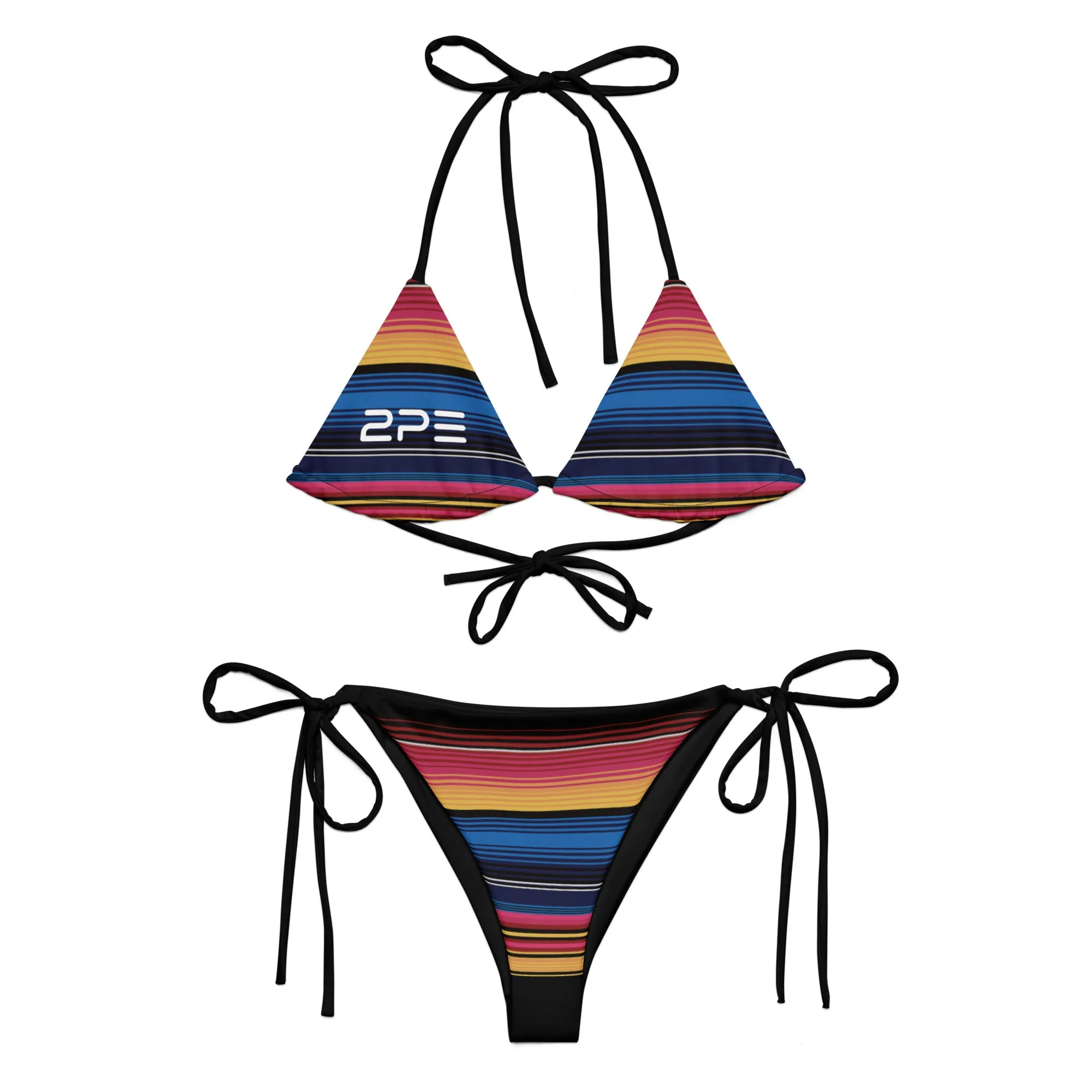 70's Stripes String Bikini