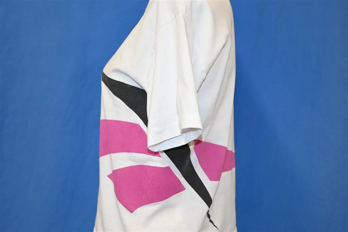 90s Reebok Logo Wraparound White Promo t-shirt Small