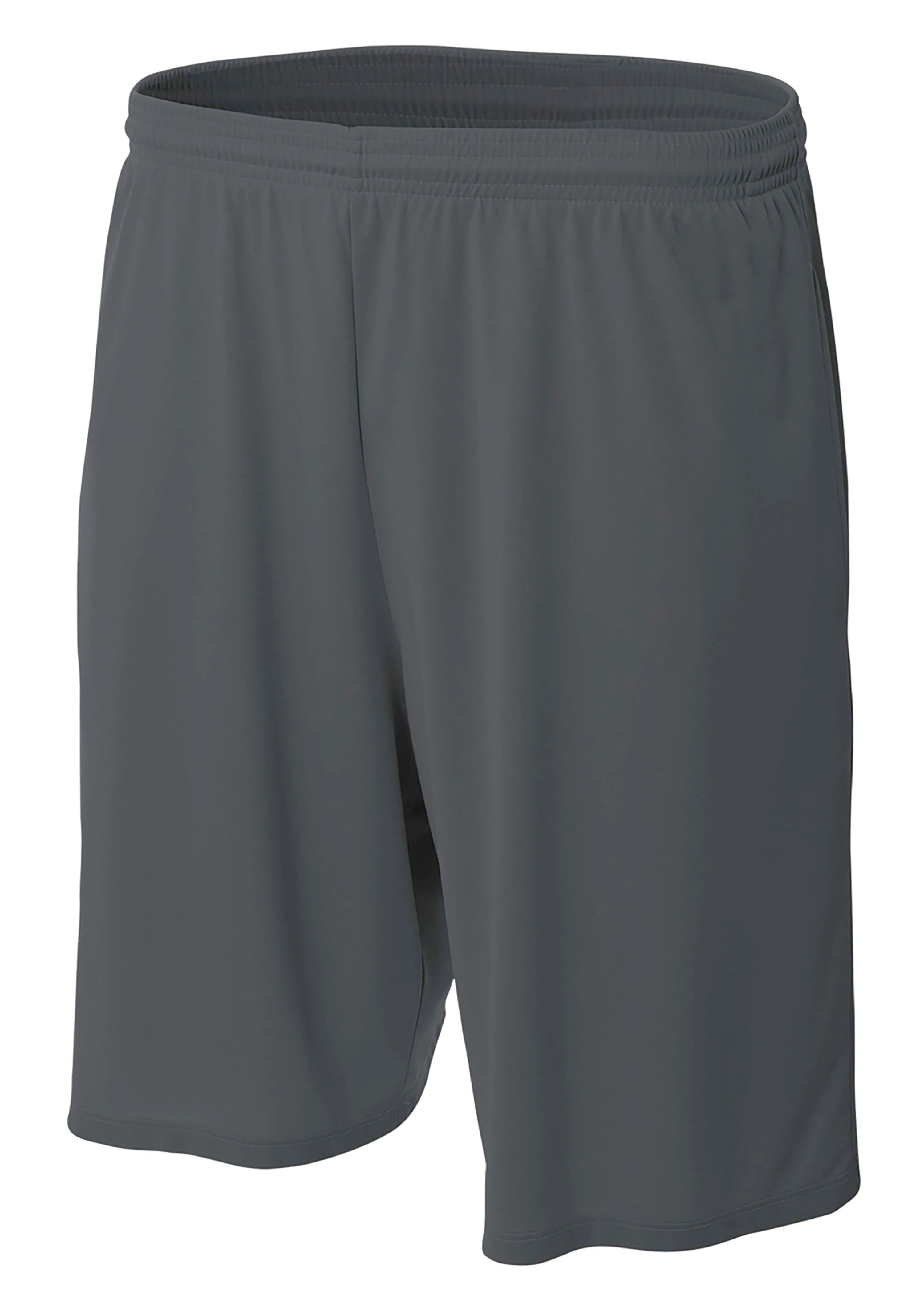 A4 Men's 9" Moisture Management Shorts with Side Pockets