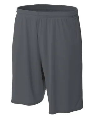 A4 Men's 9" Moisture Management Shorts with Side Pockets