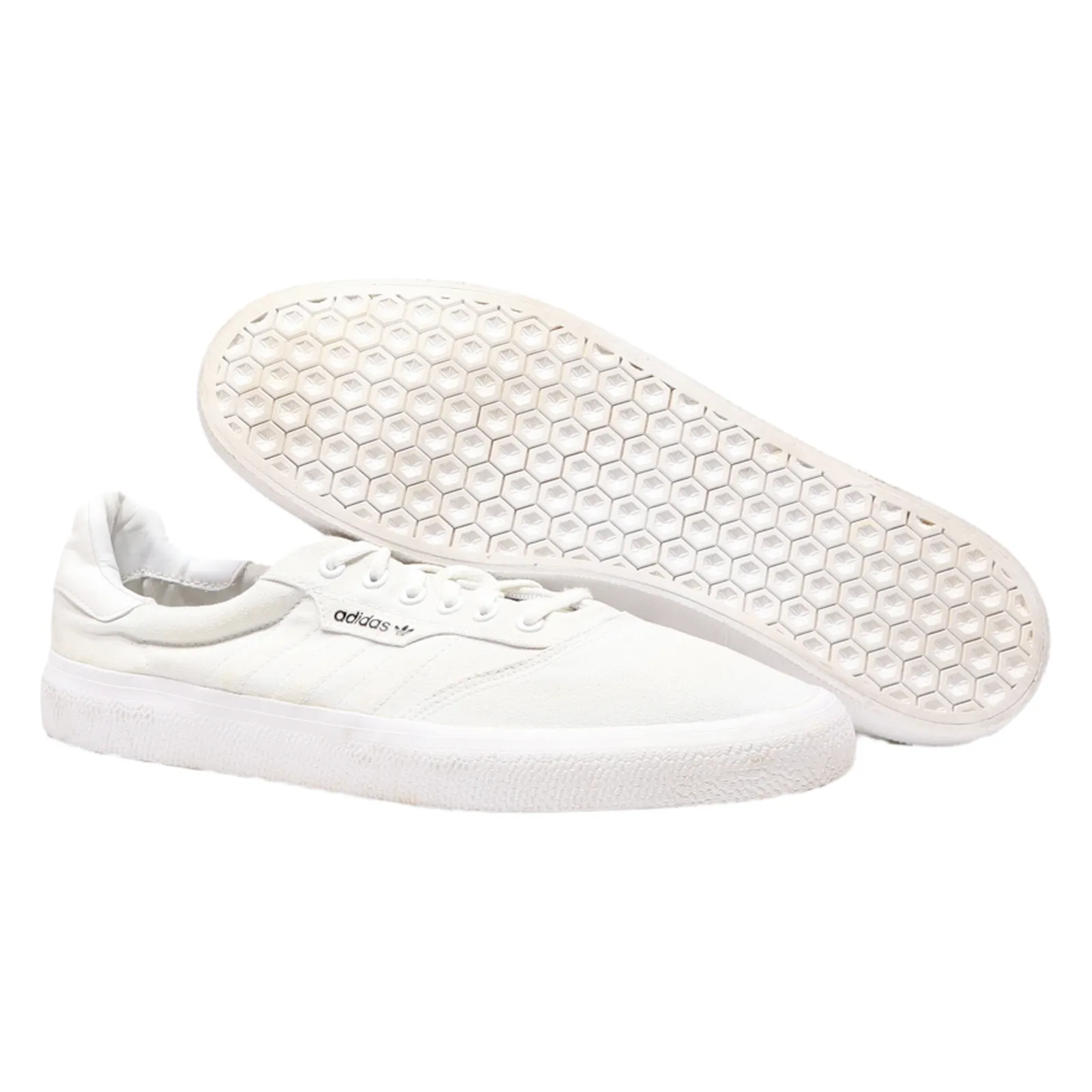 ADIDAS 3MC 2018 Sneaker Trainers White Canvas Mens UK 13