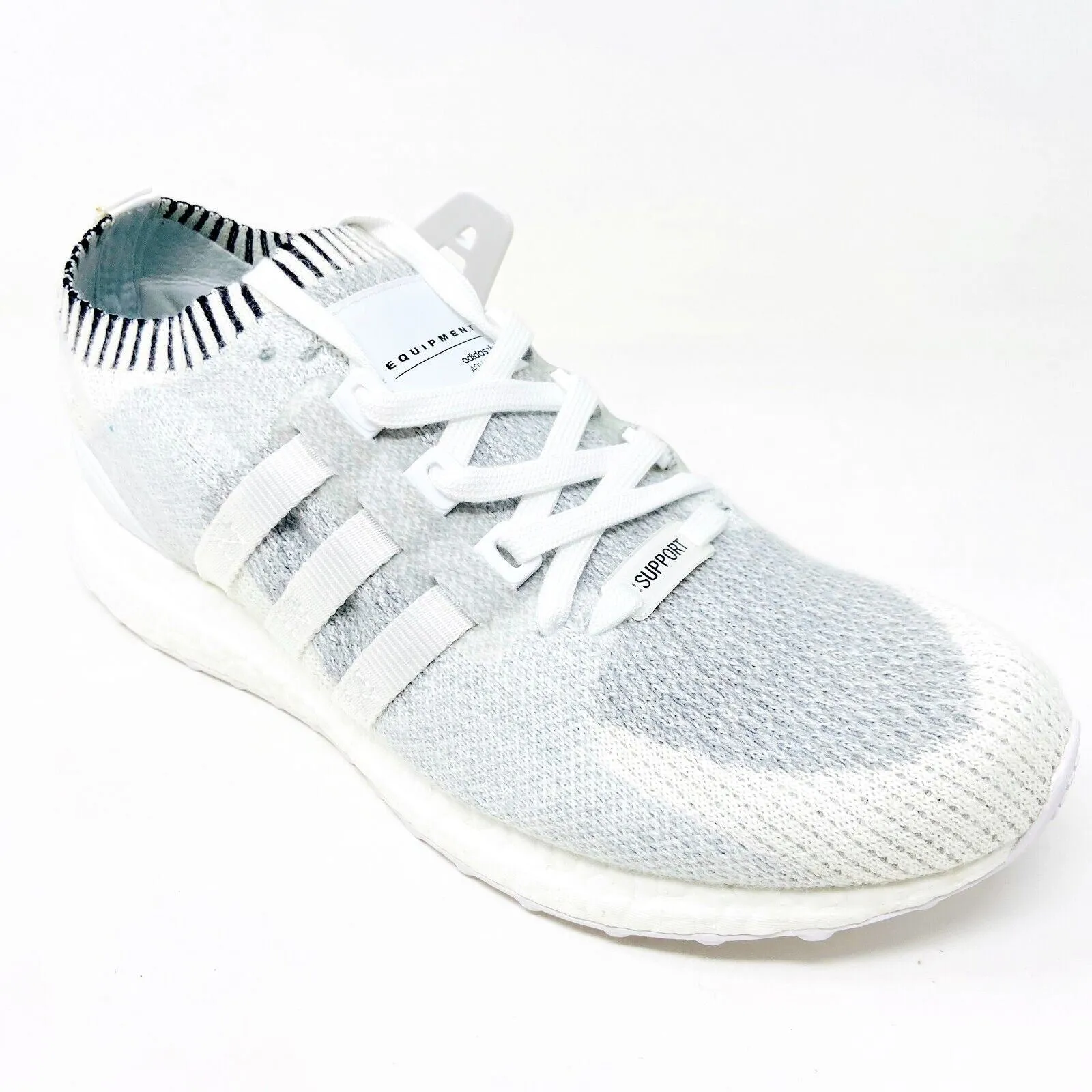 Adidas EQT Support Ultra Gray Vintage White Mens Primeknit Running Shoes BB1242