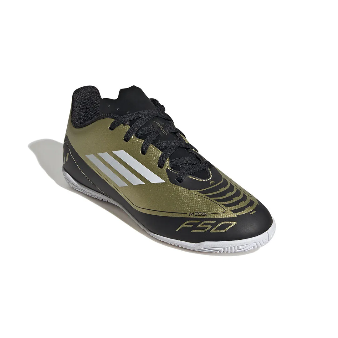 adidas - Kids' (Preschool & Junior) F50 Club Messi Indoor Soccer Shoes (IG9326)