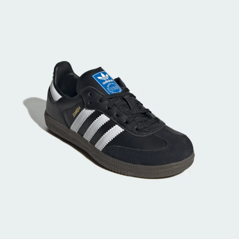 adidas Samba OG "Core Black Cloud White Gum" - Kid's PS