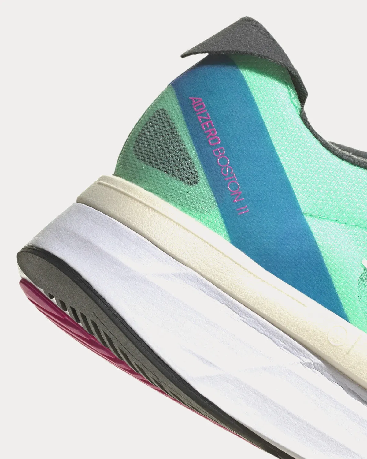 Adizero Boston 11 Pulse Mint / Cloud White / Crystal White Running Shoes