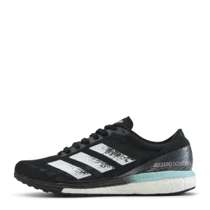 Adizero Boston 9 Shoes Core Black / Cloud White / Clear Aqua
