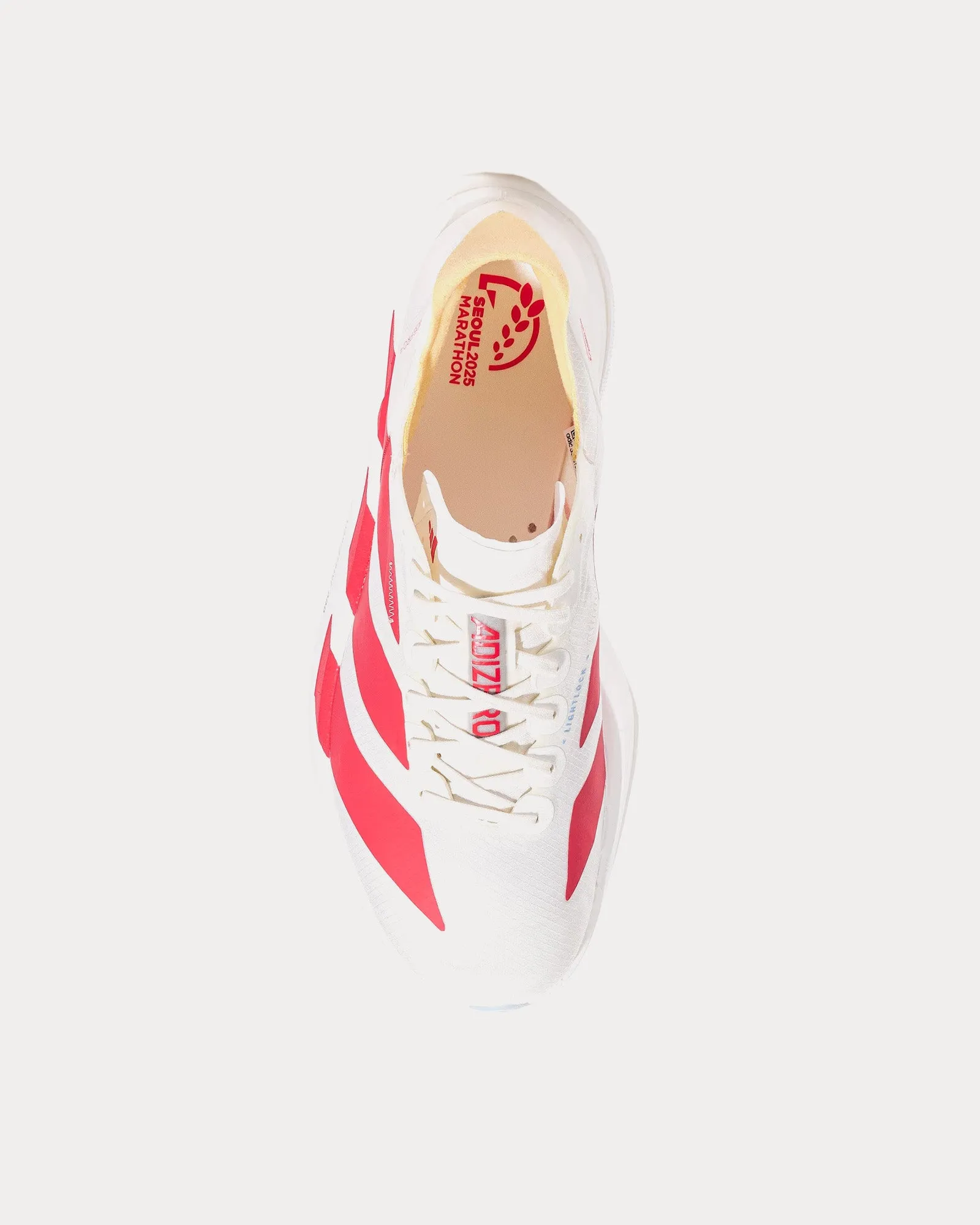 Adizero EVO SL Off White / Semi Lucid Red / Clear Sky Running Shoes