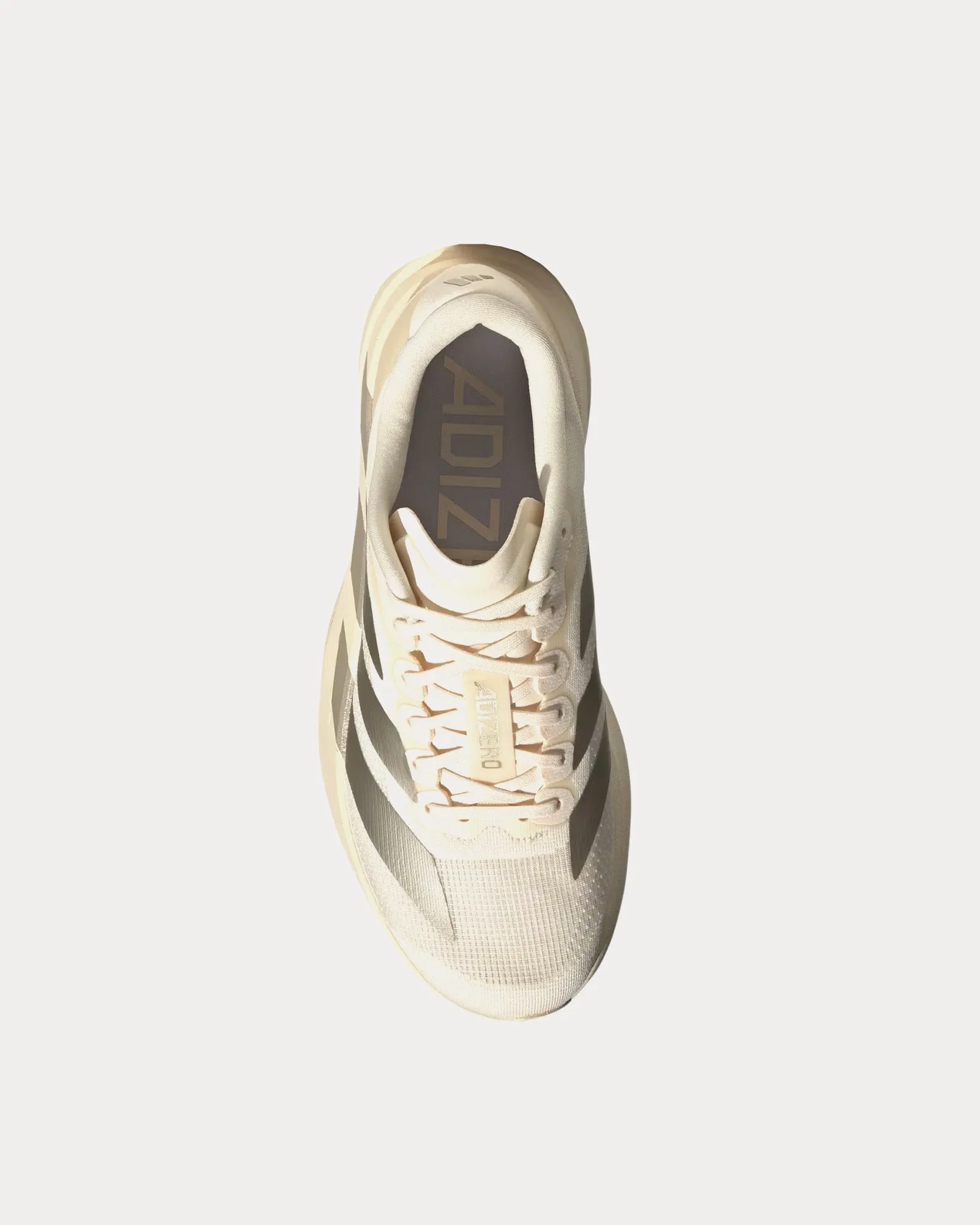 Adizero EVO SL Wonder White / Cyber Metallic / Warm Vanilla Running Shoes