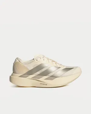 Adizero EVO SL Wonder White / Cyber Metallic / Warm Vanilla Running Shoes