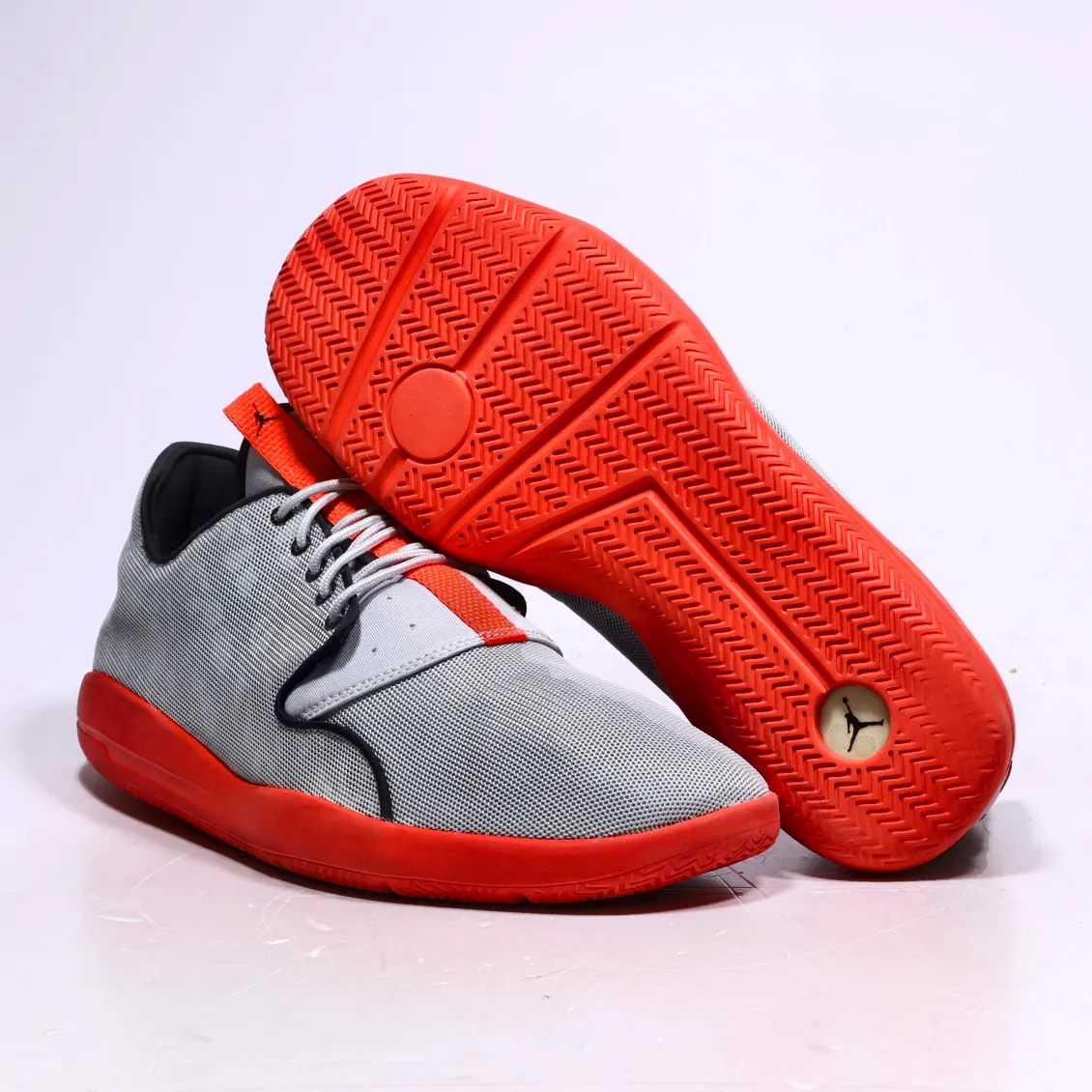 Air Jordan Eclipse Low-Top Sneakers Fabric Grey Colour For Men