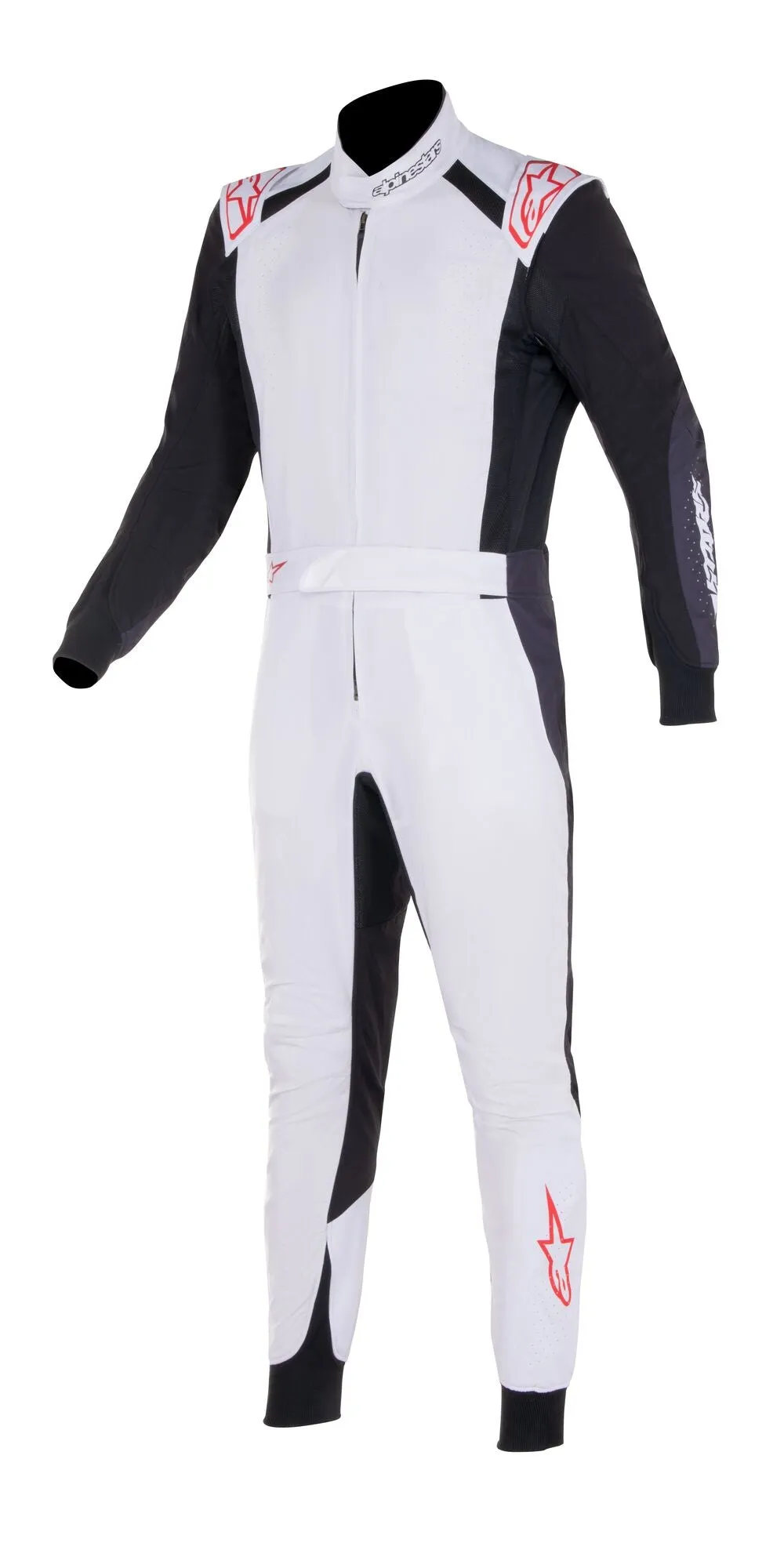 ALPINESTARS 3353023_2030_40 KMX-5 V2 Karting suit, CIK, white/black/bright red, Size 40