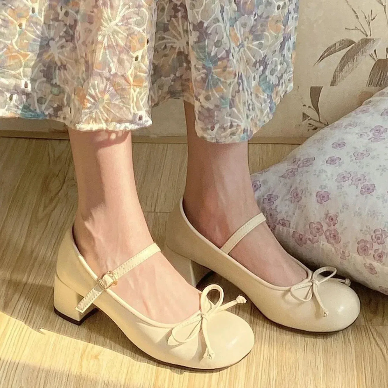 Amaia Bowtie Ballet Shoes