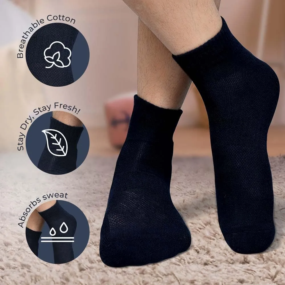 Ankle Socks for Men|Sneaker Socks Low Cut Breathable Socks|Running Socks Gym Activewear Everyday Socks|Pack of 3
