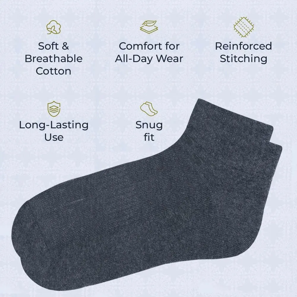 Ankle Socks for Men|Sneaker Socks Low Cut Breathable Socks|Running Socks Gym Activewear Everyday Socks|Pack of 3