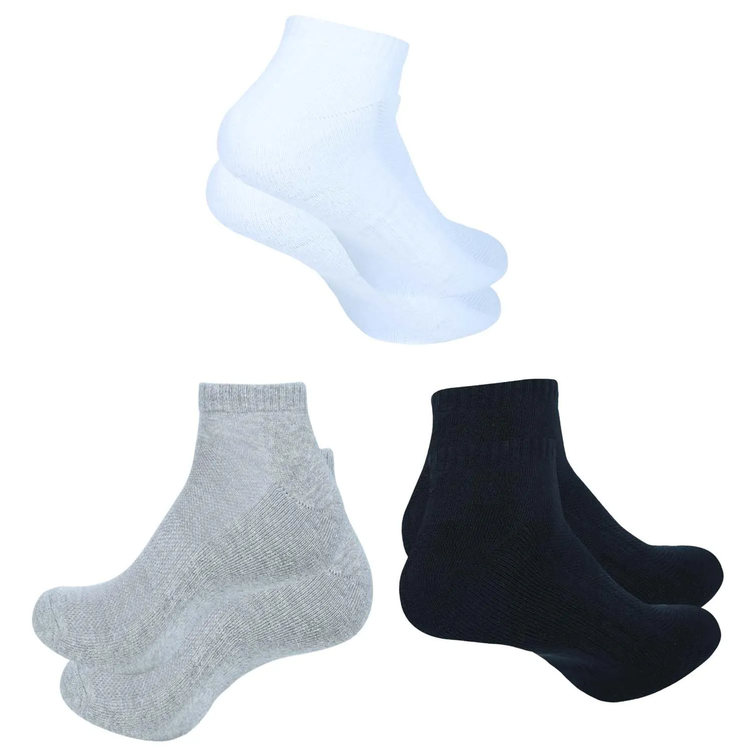 Ankle Socks for Men|Sneaker Socks Low Cut Breathable Socks|Running Socks Gym Activewear Everyday Socks|Pack of 3