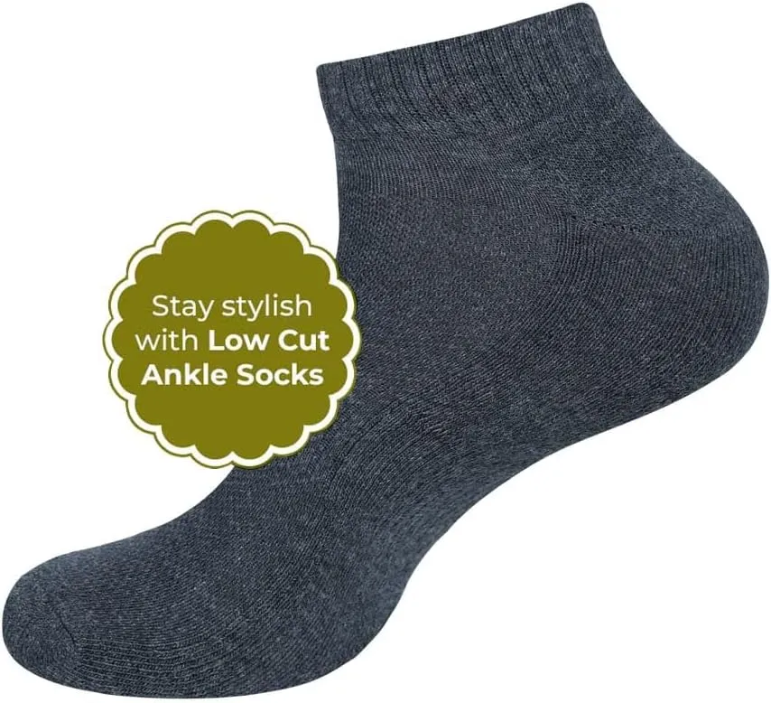 Ankle Socks for Men|Sneaker Socks Low Cut Breathable Socks|Running Socks Gym Activewear Everyday Socks|Pack of 3