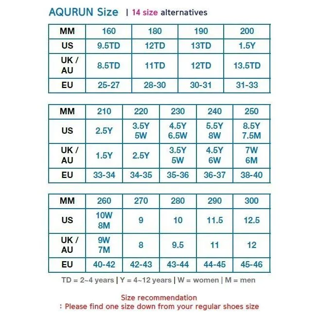 AQURUN Water Sports Shoes Edge Dynamic Yellow 韓國水上活動鞋