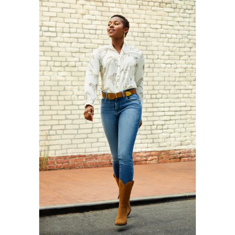 Ariat Addison Ladies Boot - Carmel Suede