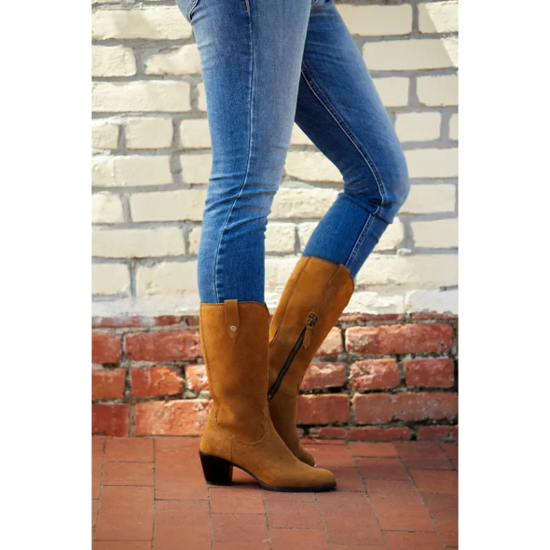 Ariat Addison Ladies Boot - Carmel Suede