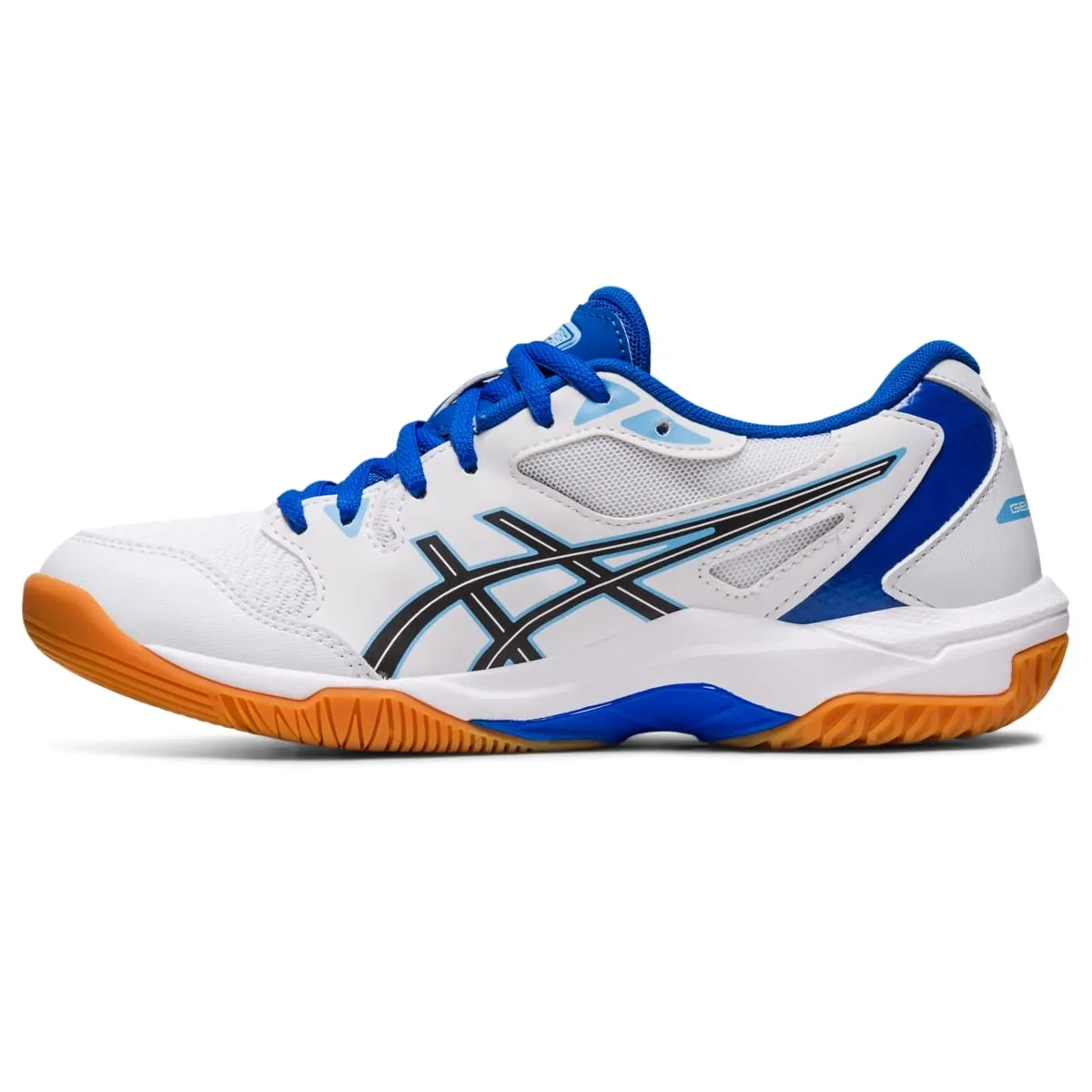 Asics Gel Rocket 10 Indoor Court Shoe White Arctic Blue Size 8.5 Pair of Shoes