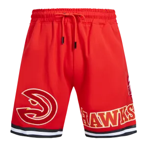 ATLANTA HAWKS CLASSIC CHENILLE MEN'S DK SHORT (RED)