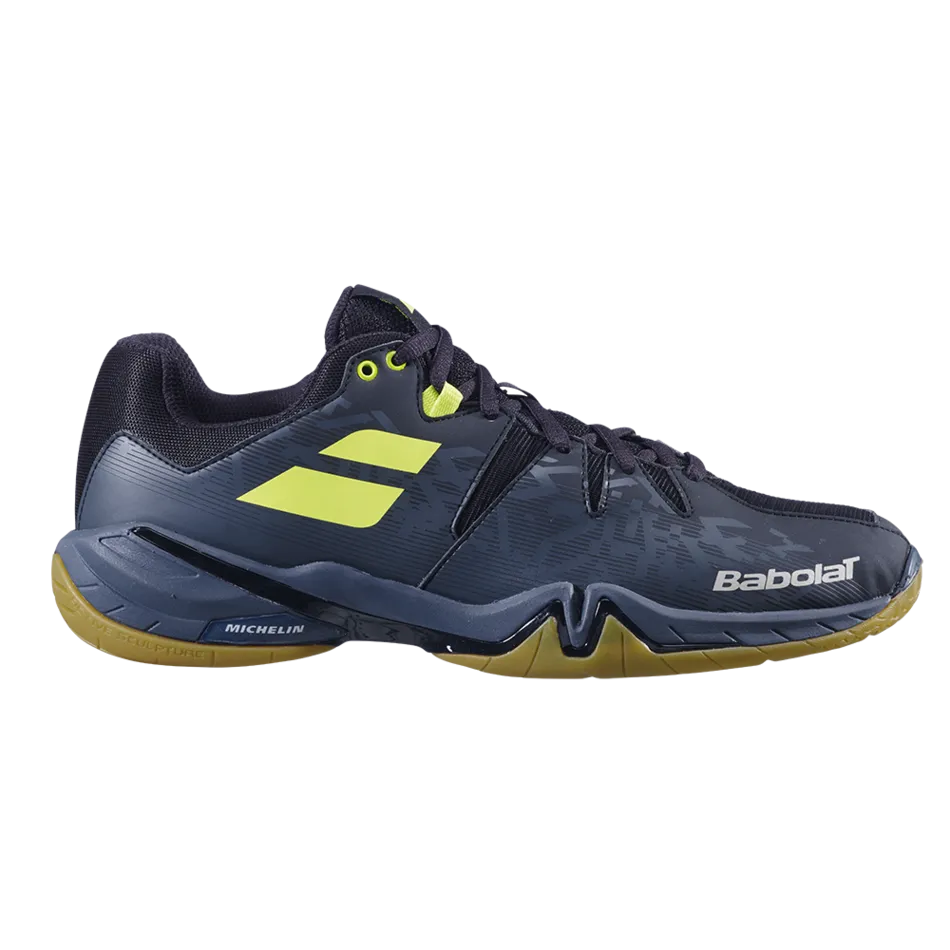 Babolat Men's Shadow Spirit Badminton Shoes- Black Monument