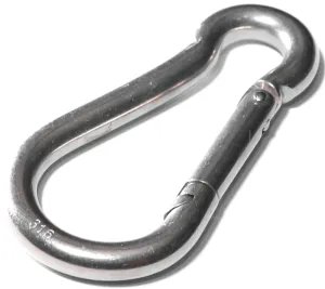 BARON 2450-11/32 Spring Snap, 230 lb Working Load, Steel, Zinc :EA: QUANTITY: 1