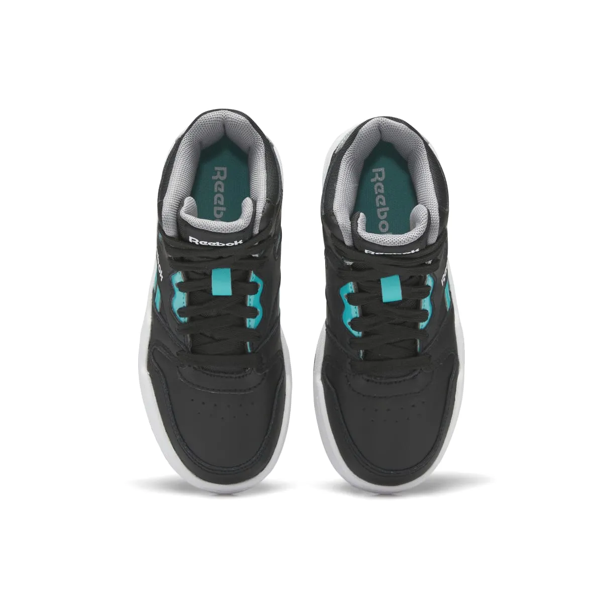 BB4500 Court Kid's Basketball Shoes in Black/Grey/Teal