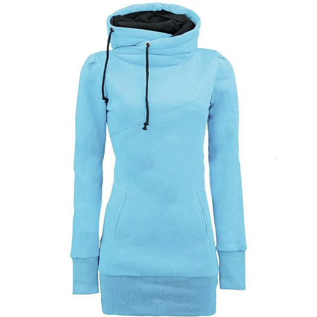 Black Gothic Hooded Pullover Sweatshirt