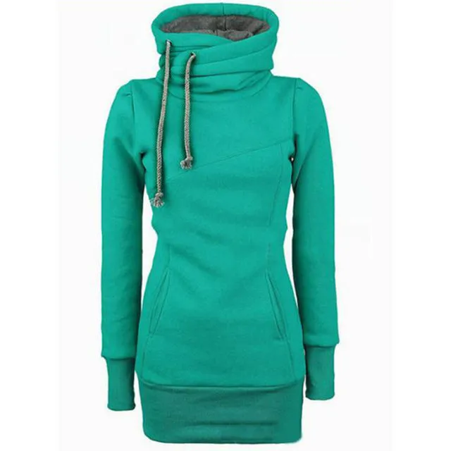 Black Gothic Hooded Pullover Sweatshirt