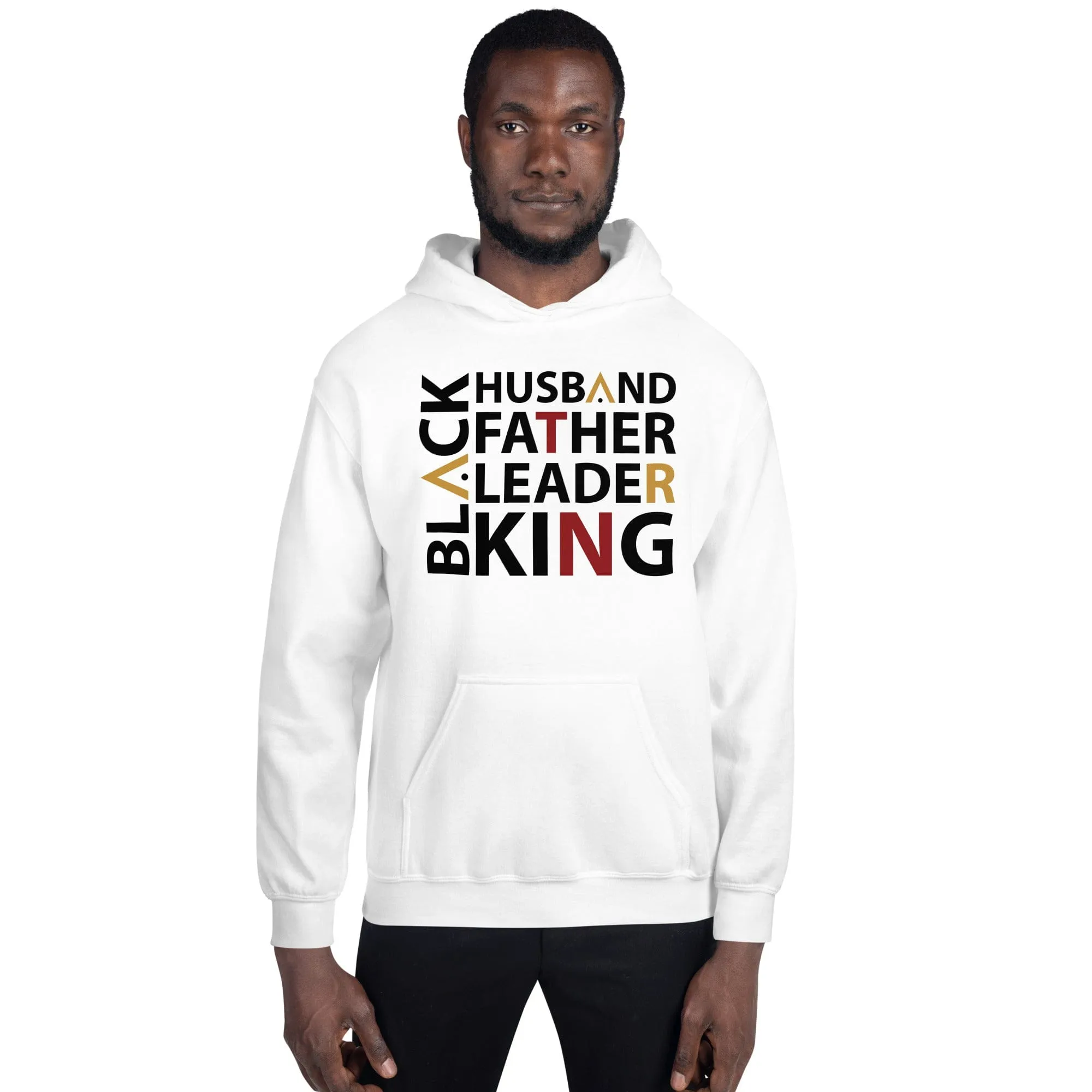Black Husband Unisex Hooded Sweatshirt