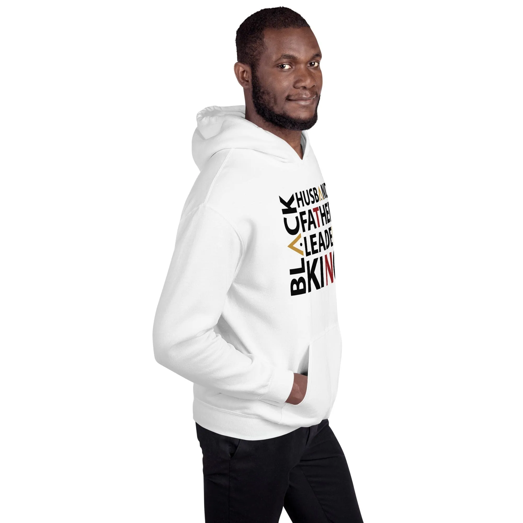 Black Husband Unisex Hooded Sweatshirt