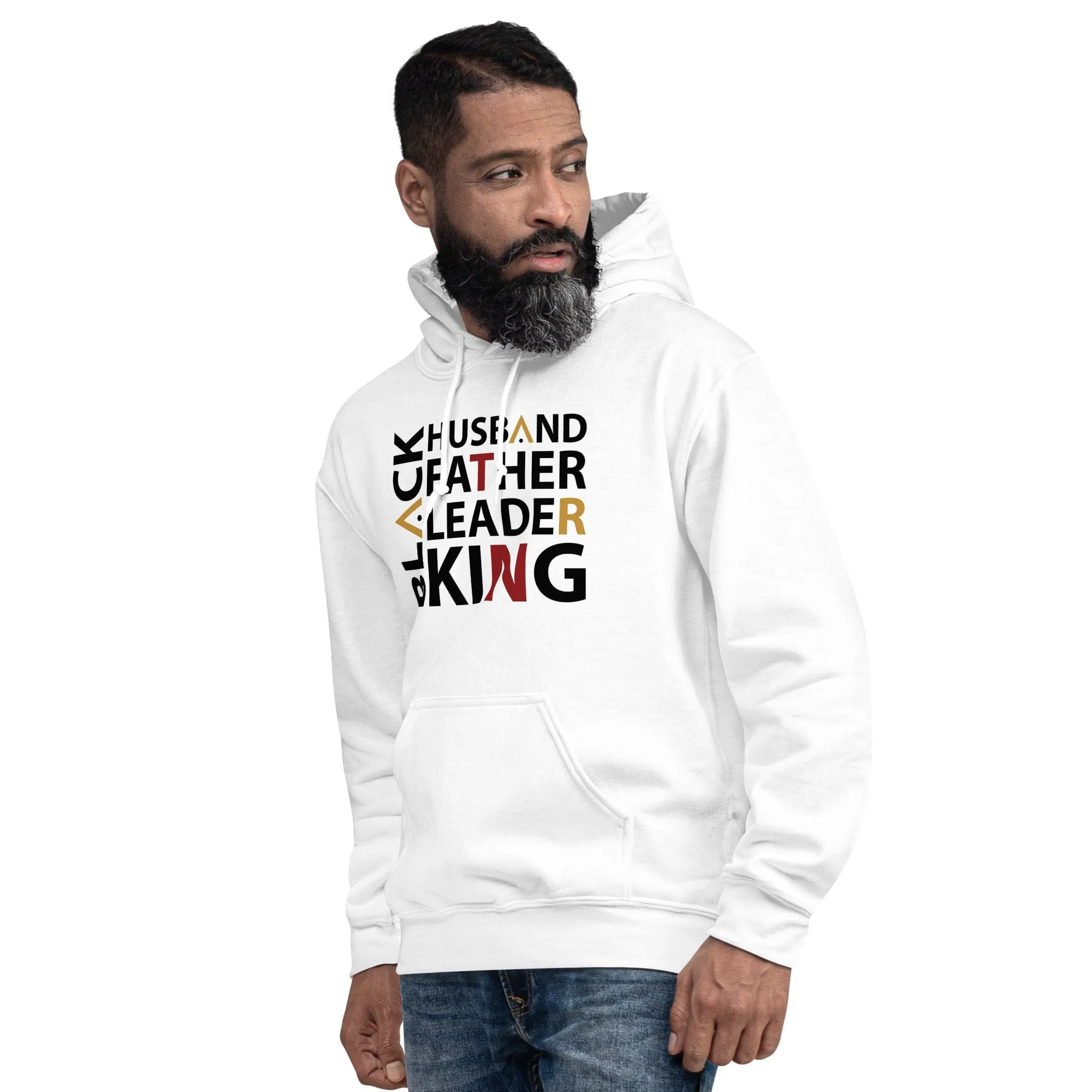 Black Husband Unisex Hooded Sweatshirt