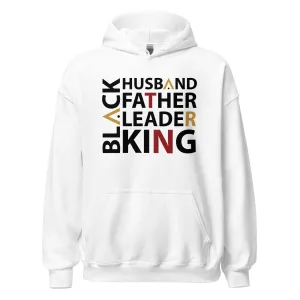 Black Husband Unisex Hooded Sweatshirt