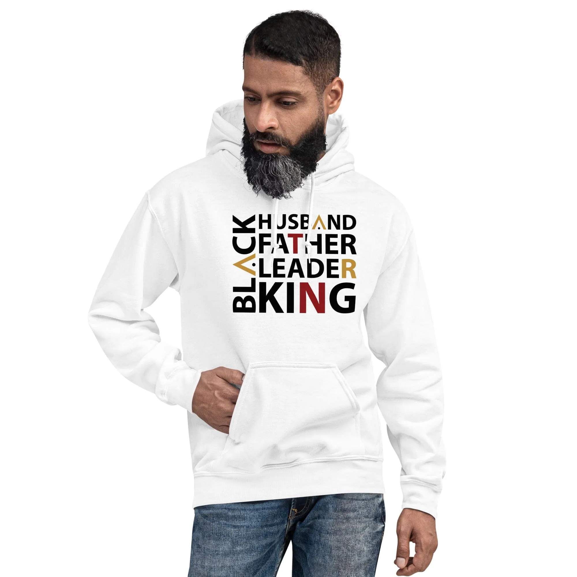 Black Husband Unisex Hooded Sweatshirt