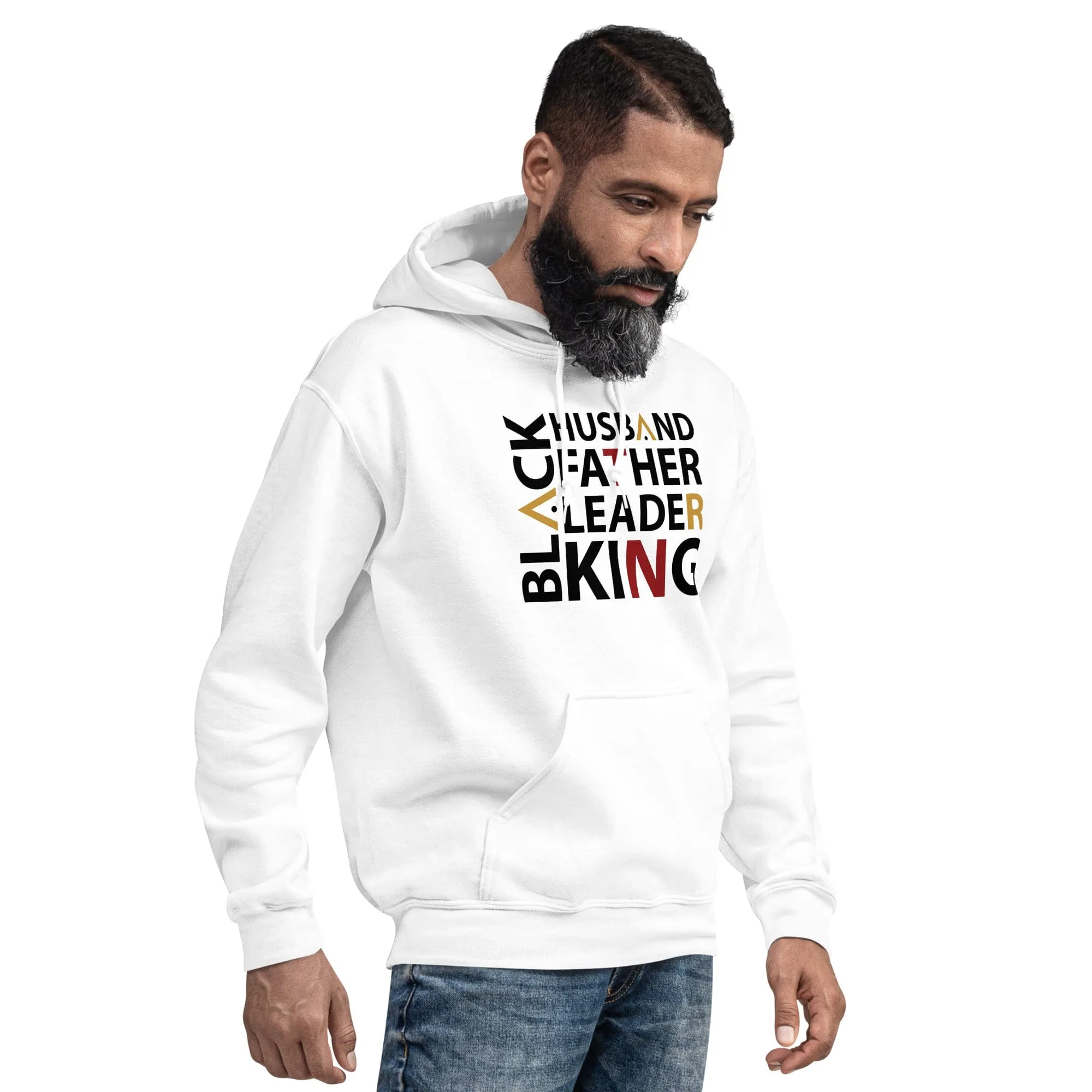 Black Husband Unisex Hooded Sweatshirt