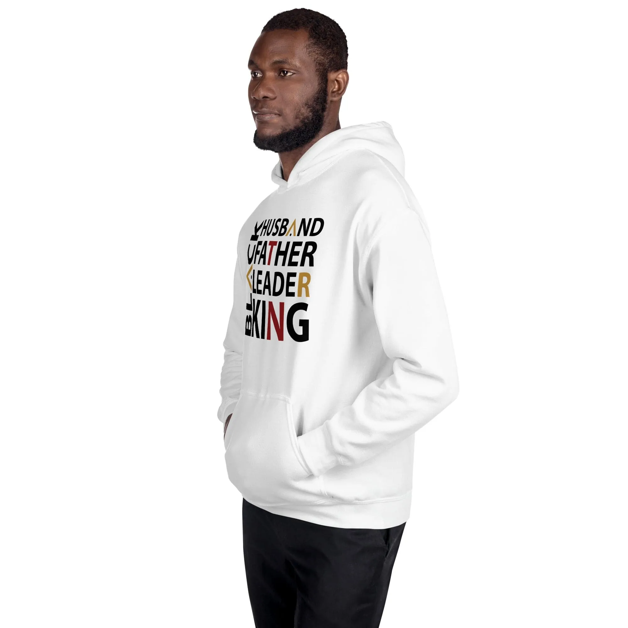 Black Husband Unisex Hooded Sweatshirt
