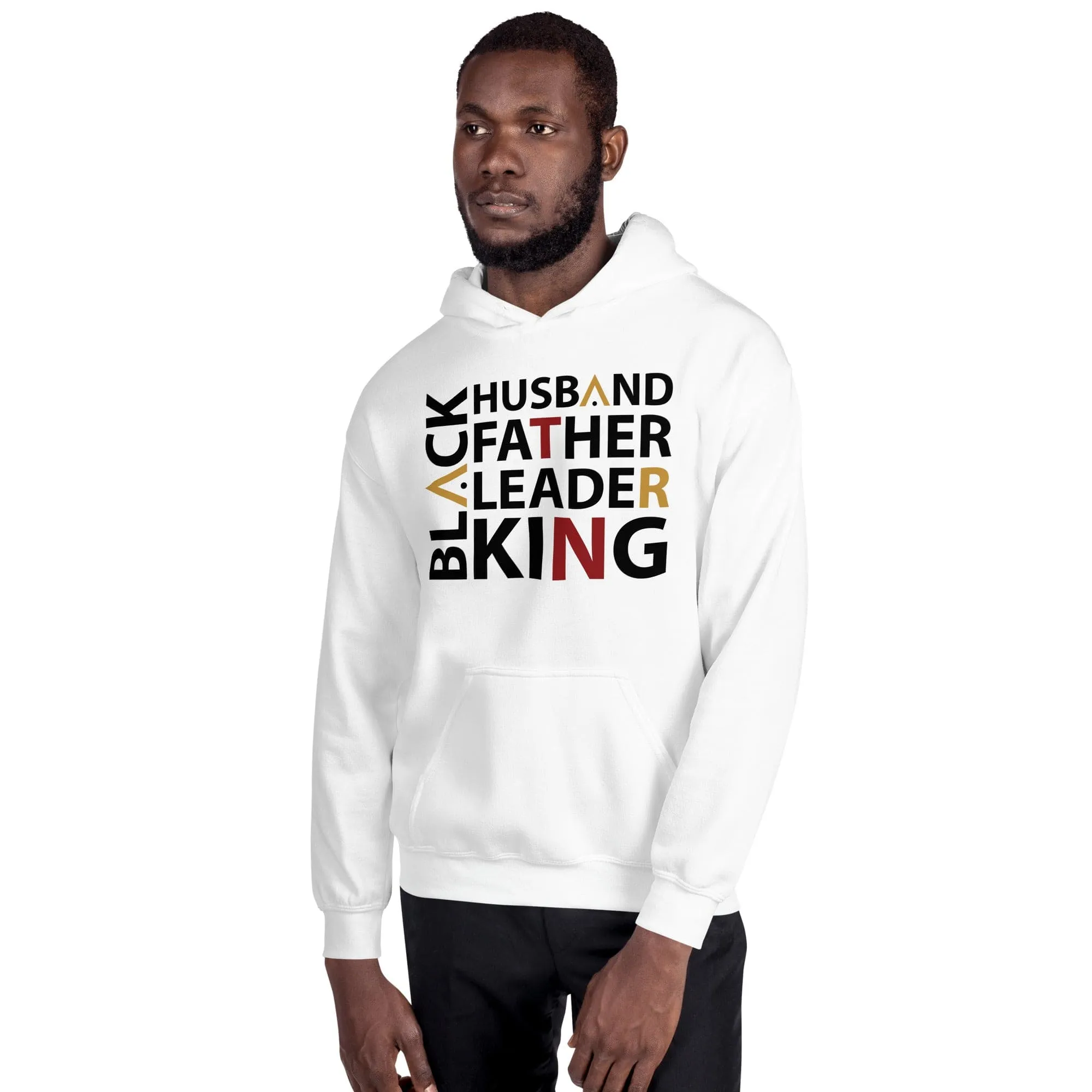 Black Husband Unisex Hooded Sweatshirt