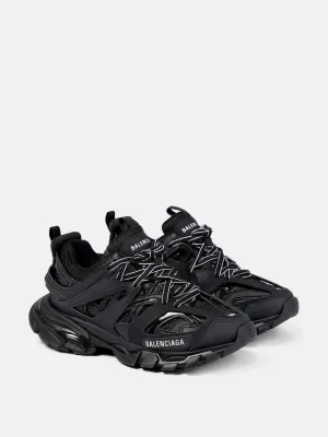 Black track sneakers