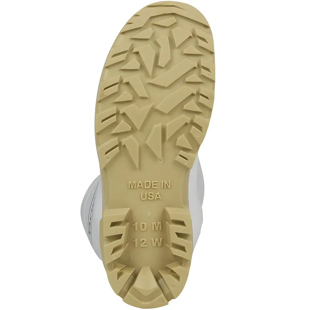 Boss 382-910/8 16" White PVC Steel Toe Boot