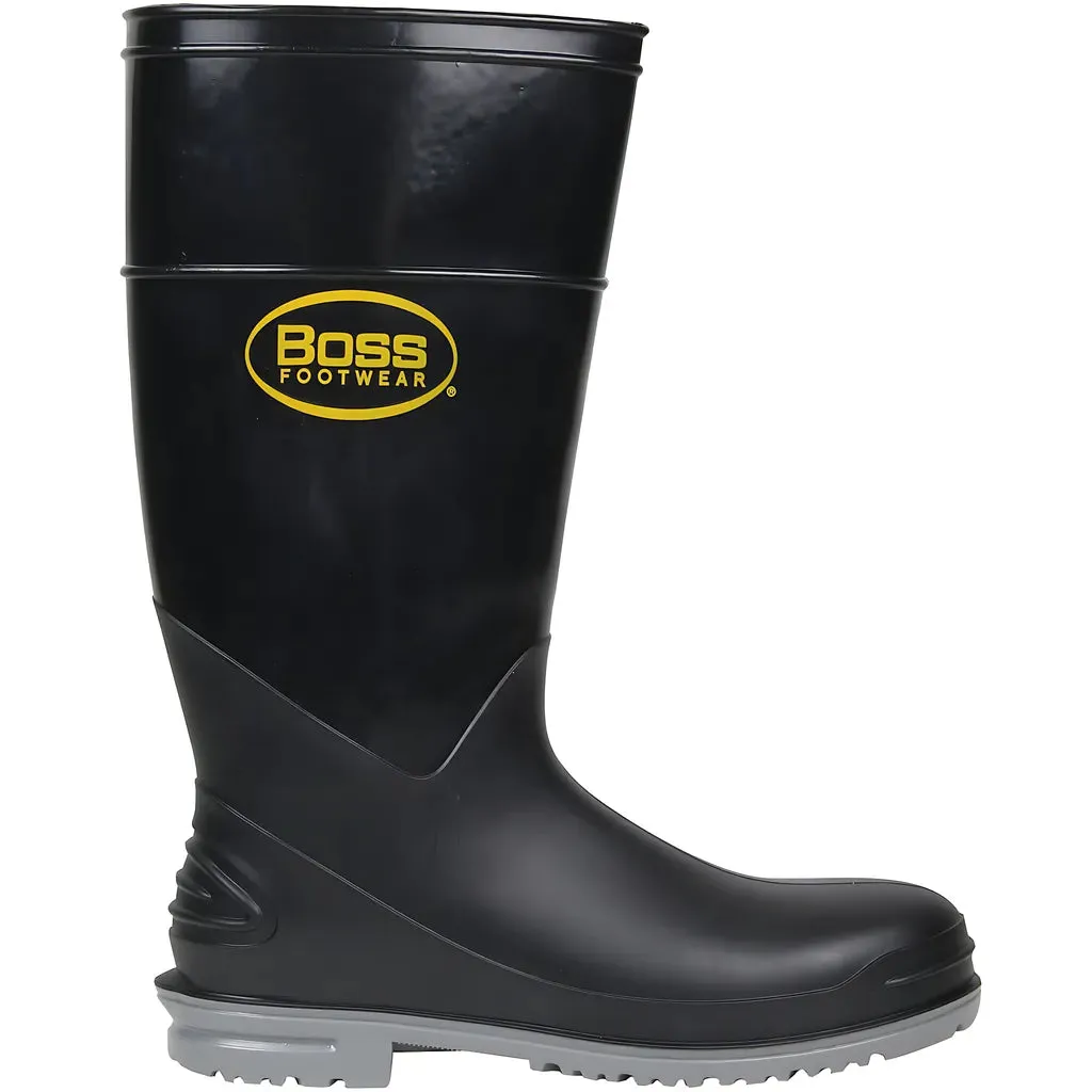 Boss 383-890/10 16" Black Polyblend Steel Toe and Shank Boot