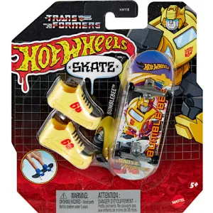 Bumblebee Transformers Hot Wheels Skate Fingerboard and Shoes