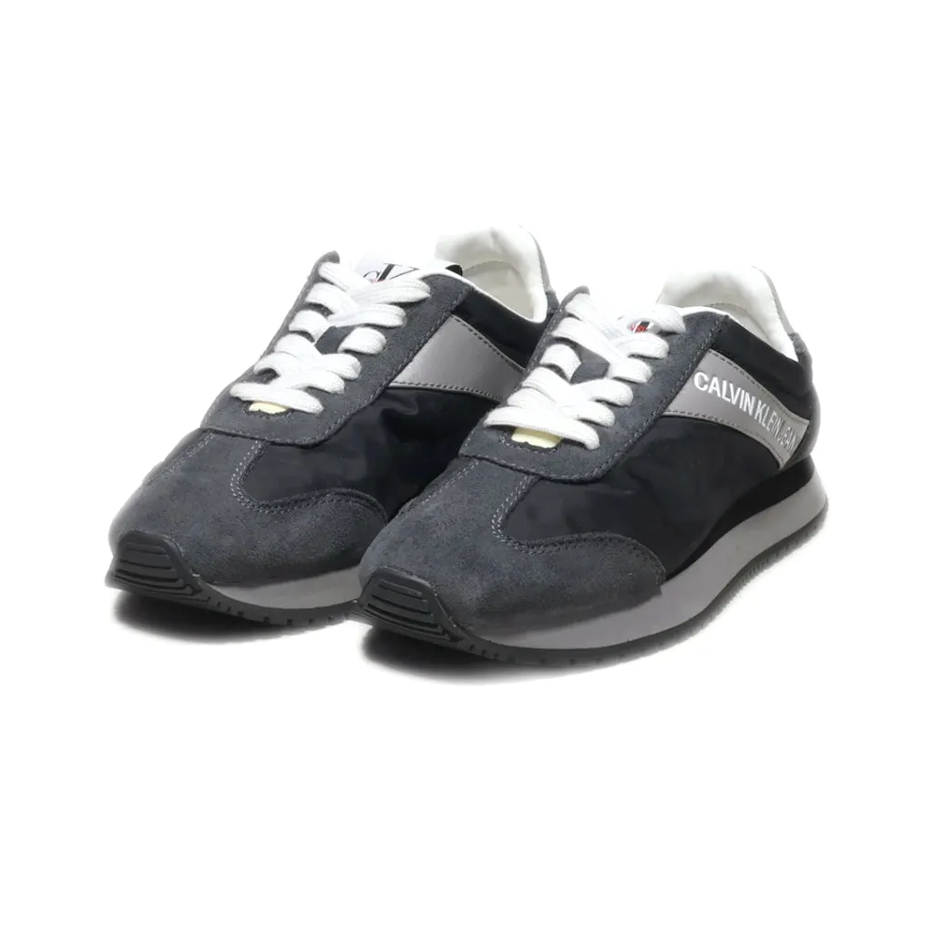 Calvin Klein Athletic Sneakers Fabric Black Colour For Kids
