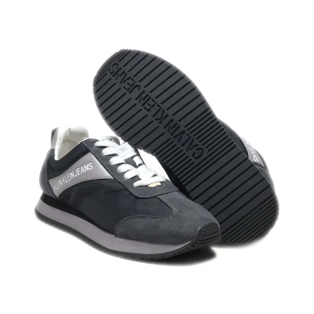 Calvin Klein Athletic Sneakers Fabric Black Colour For Kids
