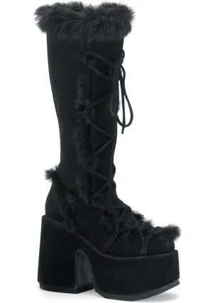 CAMEL 311 Night Watch Black Platform Boots