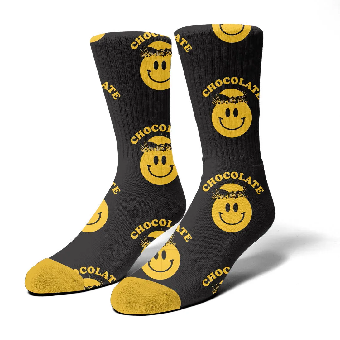 Chocolate Mindblown Socks Black