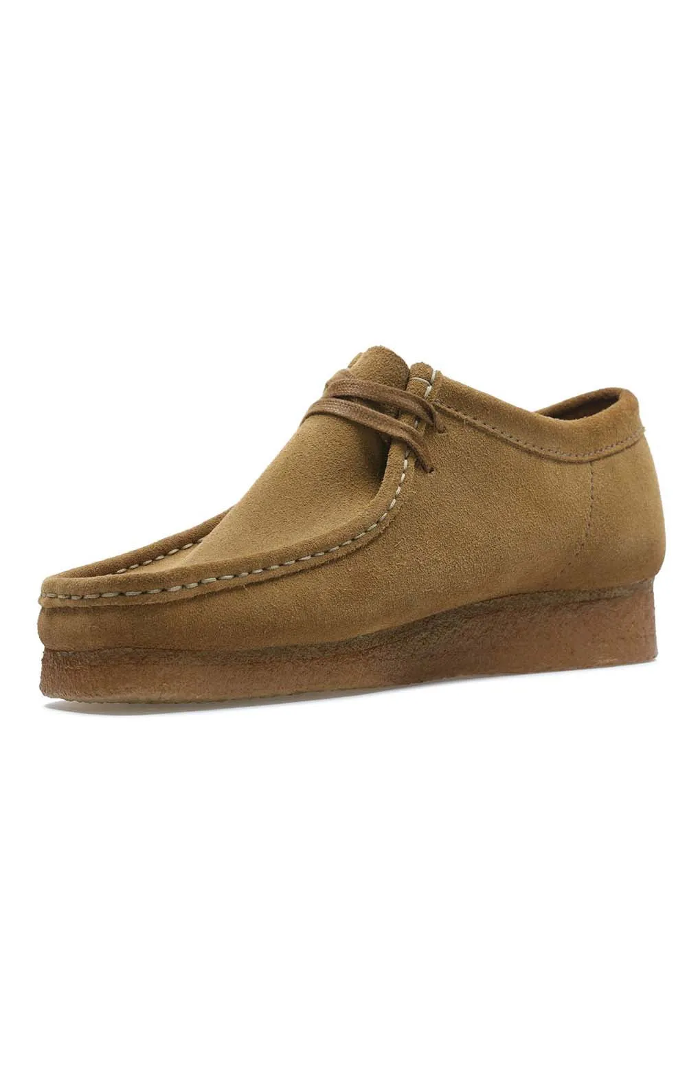 Clarks Originals Wallabee in Cola Brown Suede